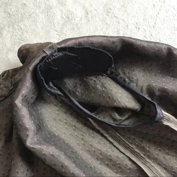 Giorgio Armani Jacquard Zipper Jacket Blazer - Picture 6 of 8